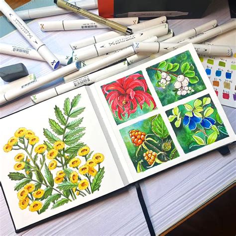 The Power of Colors: A Journey Through Magical Marker Artwork